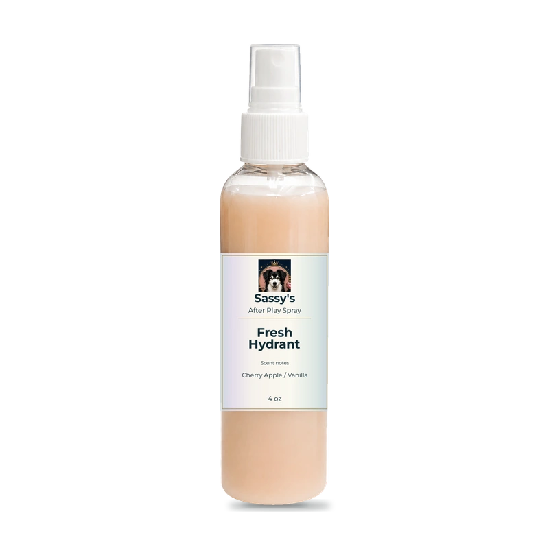 Fresh Hydrant, 4 oz bottle shown, complete bottle mockup