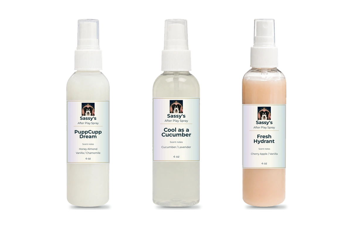 The Full Sassy Pack, 4 oz bottles shown, complete bottle mockup